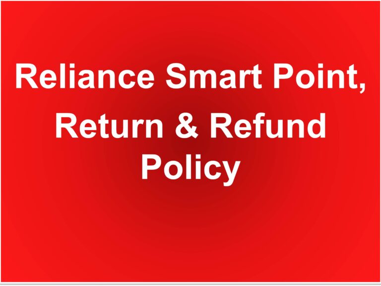 Reliance-smart-return-refund-policy