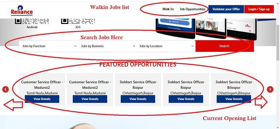 Jiomart jobs list