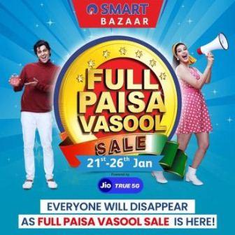 Reliance Smart Bazaar Full Paisa Vasool Sale Details