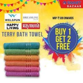 Reliance Smart Bazaar Holi Towel Offer