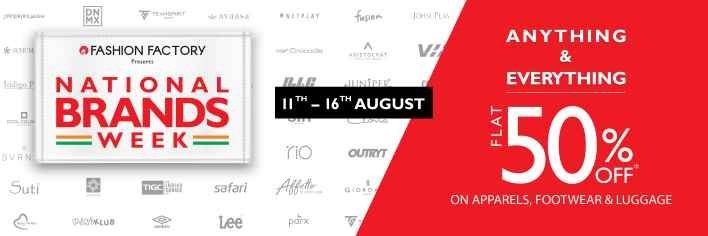 Reliance Fashion Factory August Sale