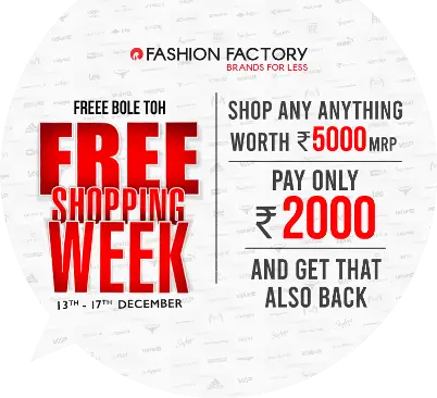 Shop for Rs.5000, Pay Rs.2000 Only