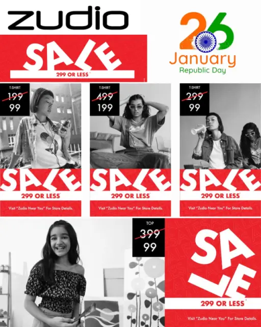 Zudio republic Day sale 2024
