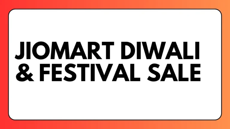 Jiomart Diwali Festival Sale